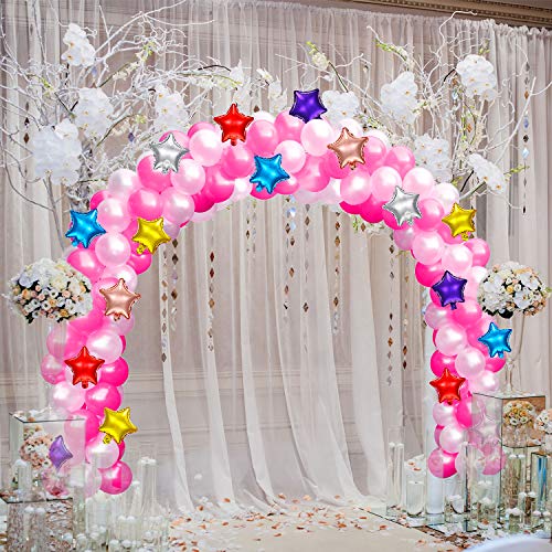60 Pcs Star-shaped Balloons for Baby Shower Gender Reveal
