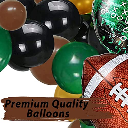 104Pcs Football Party Balloon Arch for Football Theme Party Super Sunday Touchdown Party Decoration