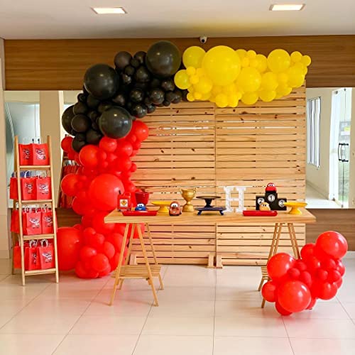 150 Pieces Race Car Balloons Arch Garland Kit for Boys Birthday Party Decorations