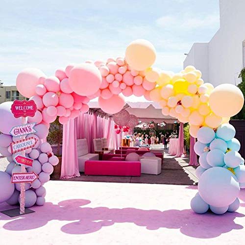 139pcs Unicorn Rainbow Macaroon Balloons Garland for Baby Shower Birthday