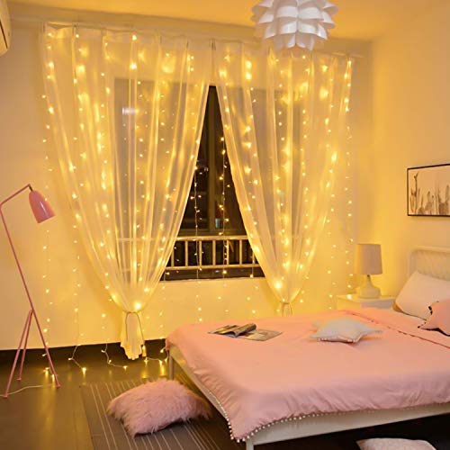 9.8 Feet Hanging Window Curtain Lights for Wedding Decorations and Party
