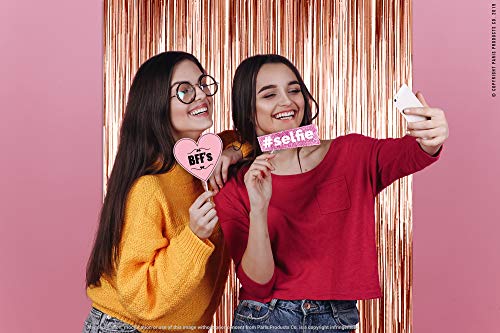 Rose Gold 18th Birthday Photo Props |18 Photo Booth Rose Gold | Backdrop Props Photos