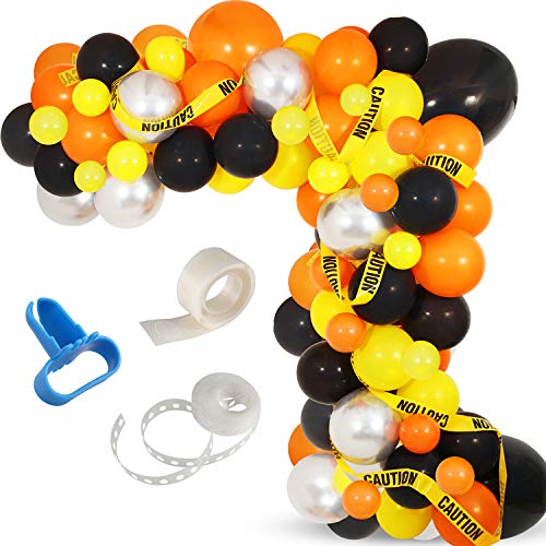 120 Pcs Construction Party Balloon Garland Kit for Birthday Party Decorations