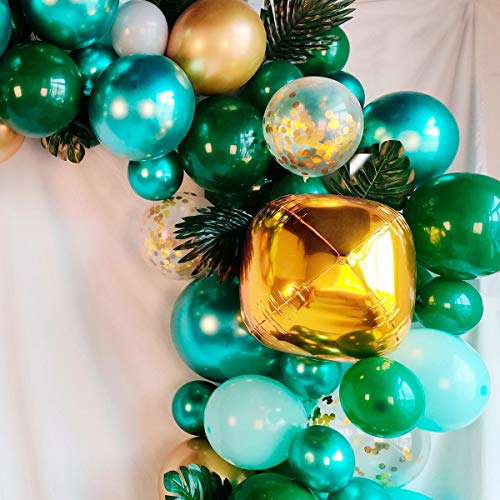 167pcs Tropical Jungle Safari Balloon Arch Kit for Baby Shower Decorations