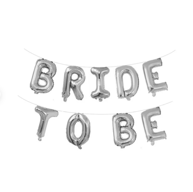 16inch Bridal Shower balloons, Bride to Be Balloons, Letter Balloons for Bachelorette Engagement Party