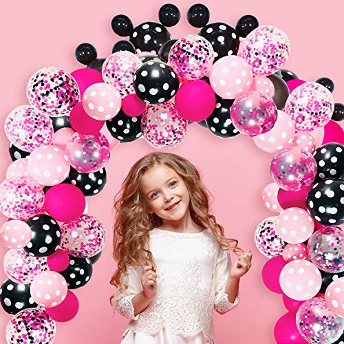 117pcs Mouse Balloon Garland Arch Kit for Theme Party Baby Shower Birthday Decoration