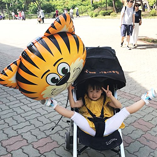 6pcs Giant Zoo Animal Balloons Kit For Jungle Safari Animals Theme Birthday Party Decorations