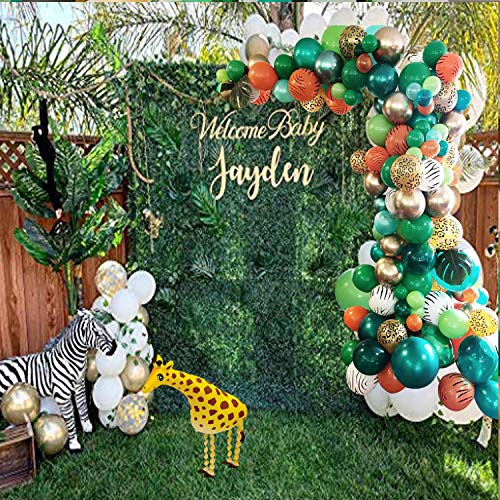 151pcs Jungle Safari Theme Party Balloon Garland Kit for Kids Birthday Party Baby Shower Decorations