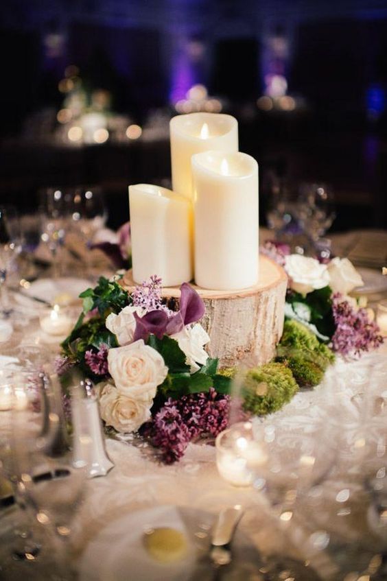 Set of 9 Flameless Candle with Remote Control for Wedding Centerpieces