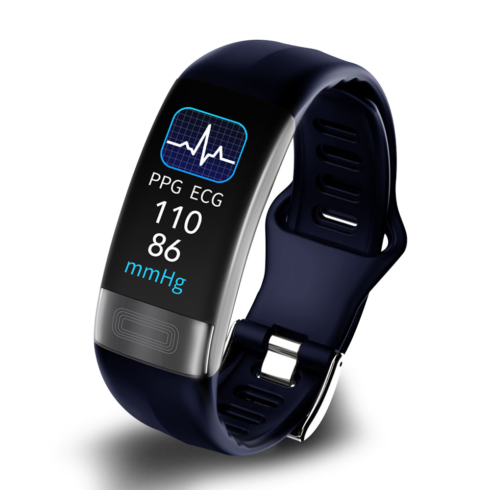 Smart Bracelet Blood Pressure Monitor EKG, Heart Rate, Oxygen Saturation & Sleep Tracker FDA Approved
