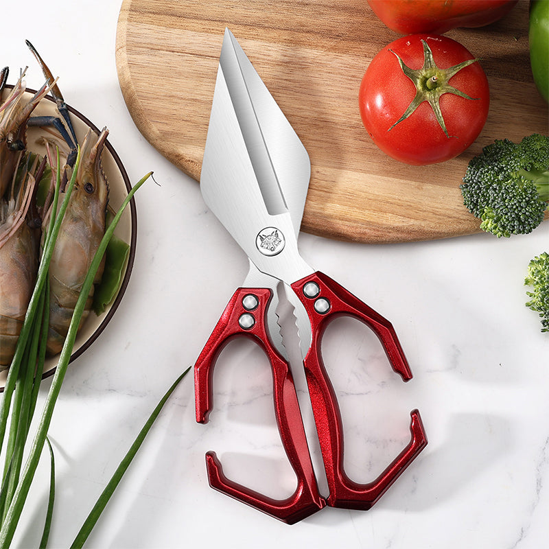 Multi-Purpose Kitchen Scissors Made of 3Cr13 Stainless Steel