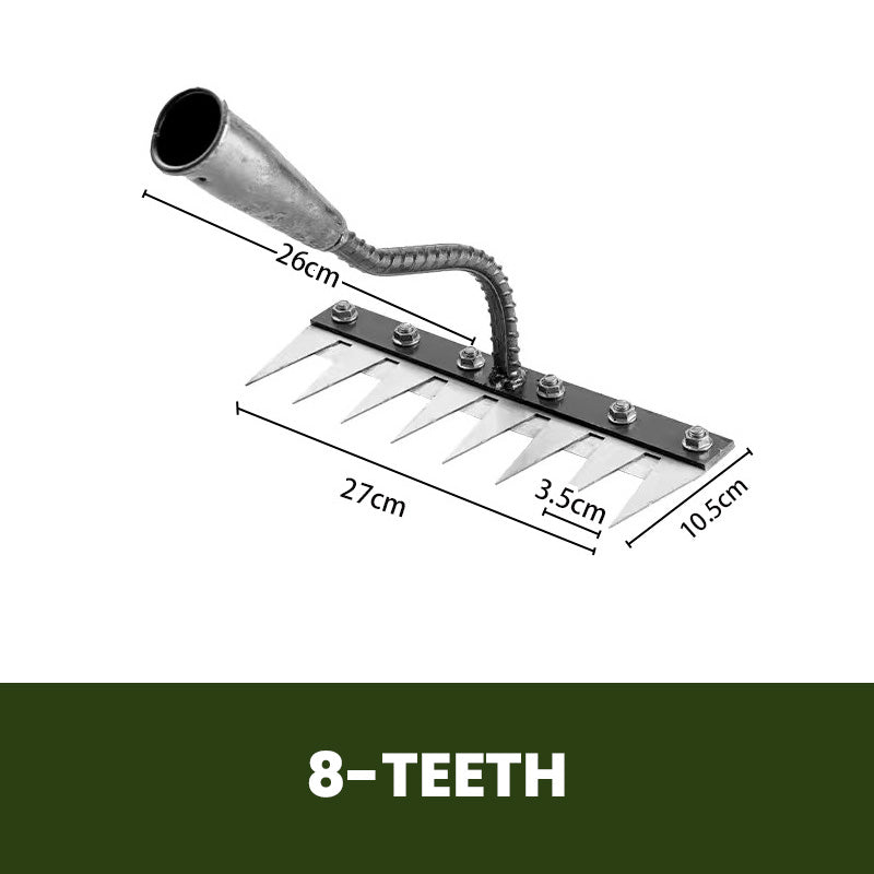 Carbon Steel Garden Weeding Rake