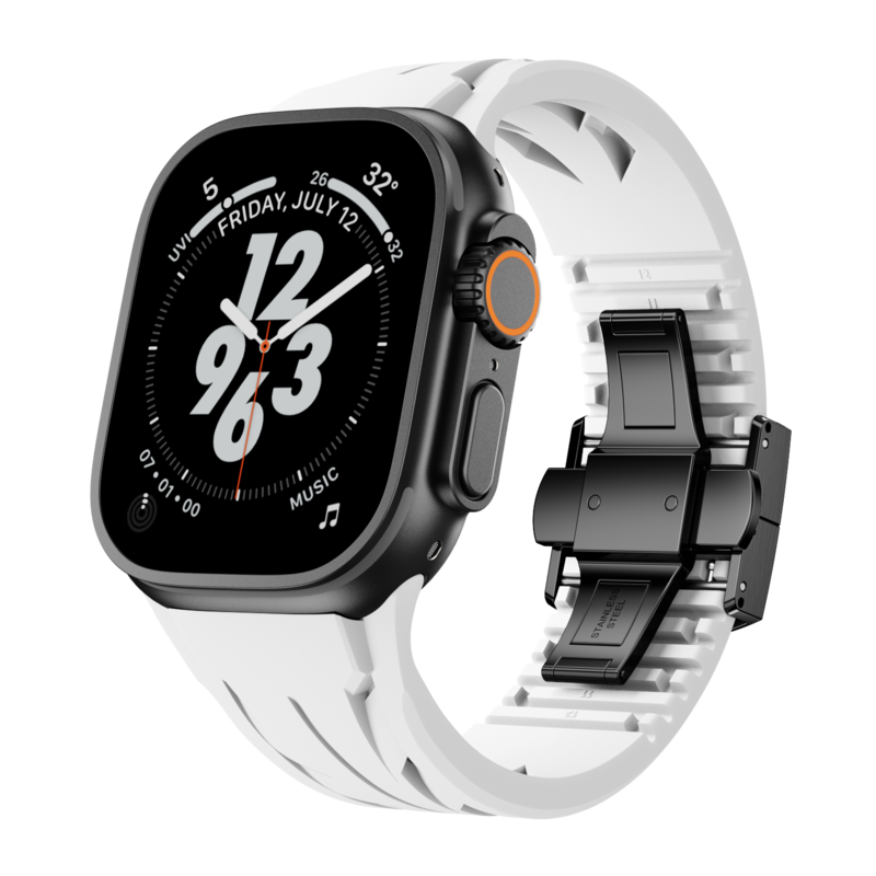 FKM Silicone Band for Smartwatch - Compatible with Apple Watch