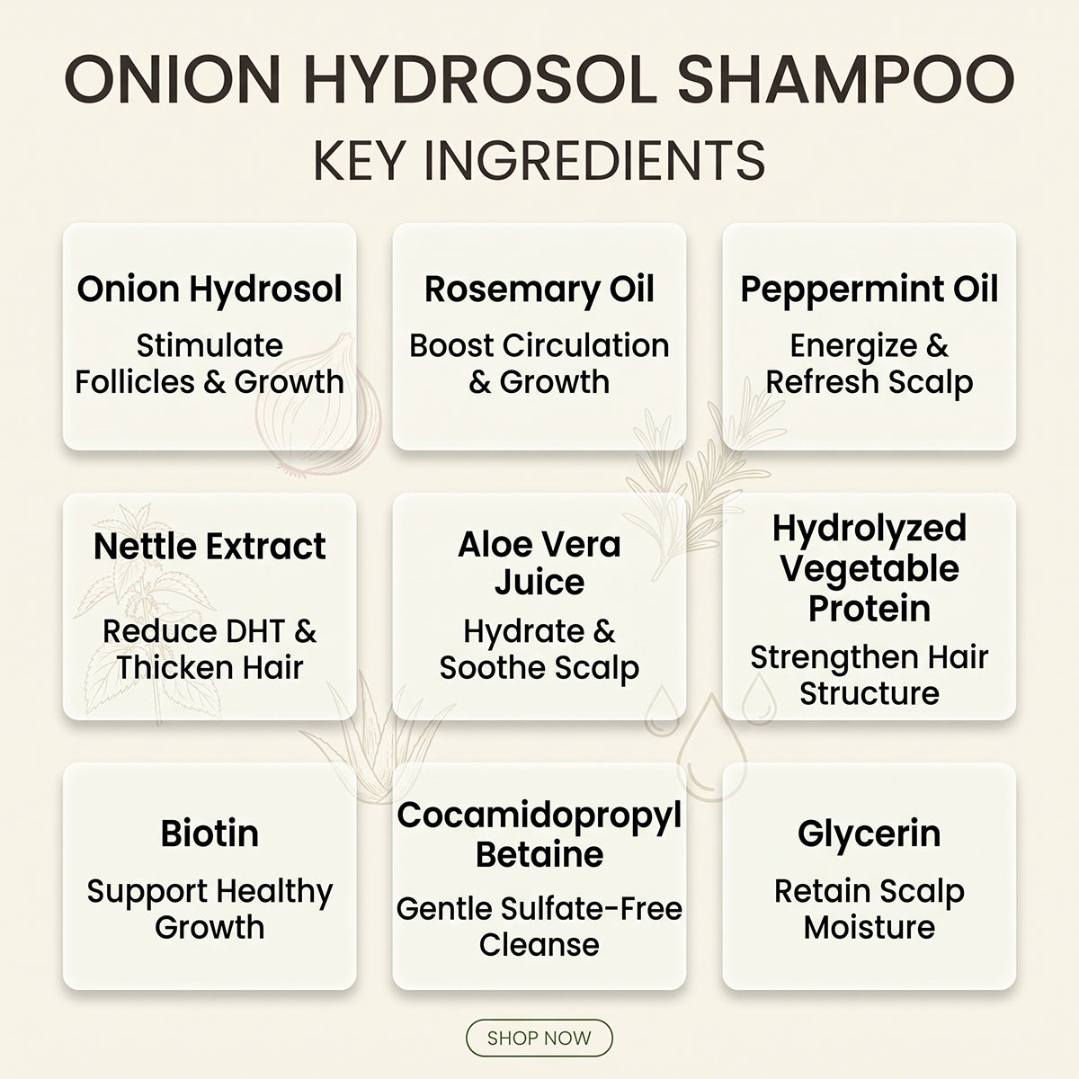 Onion Hydrosol Shower Duo