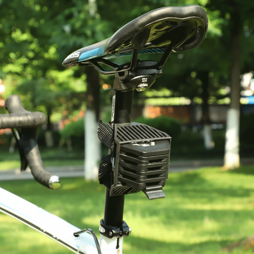 Compact Foldable Bicycle Lock – Lightweight, High-Security Alloy with Keys and Holder
