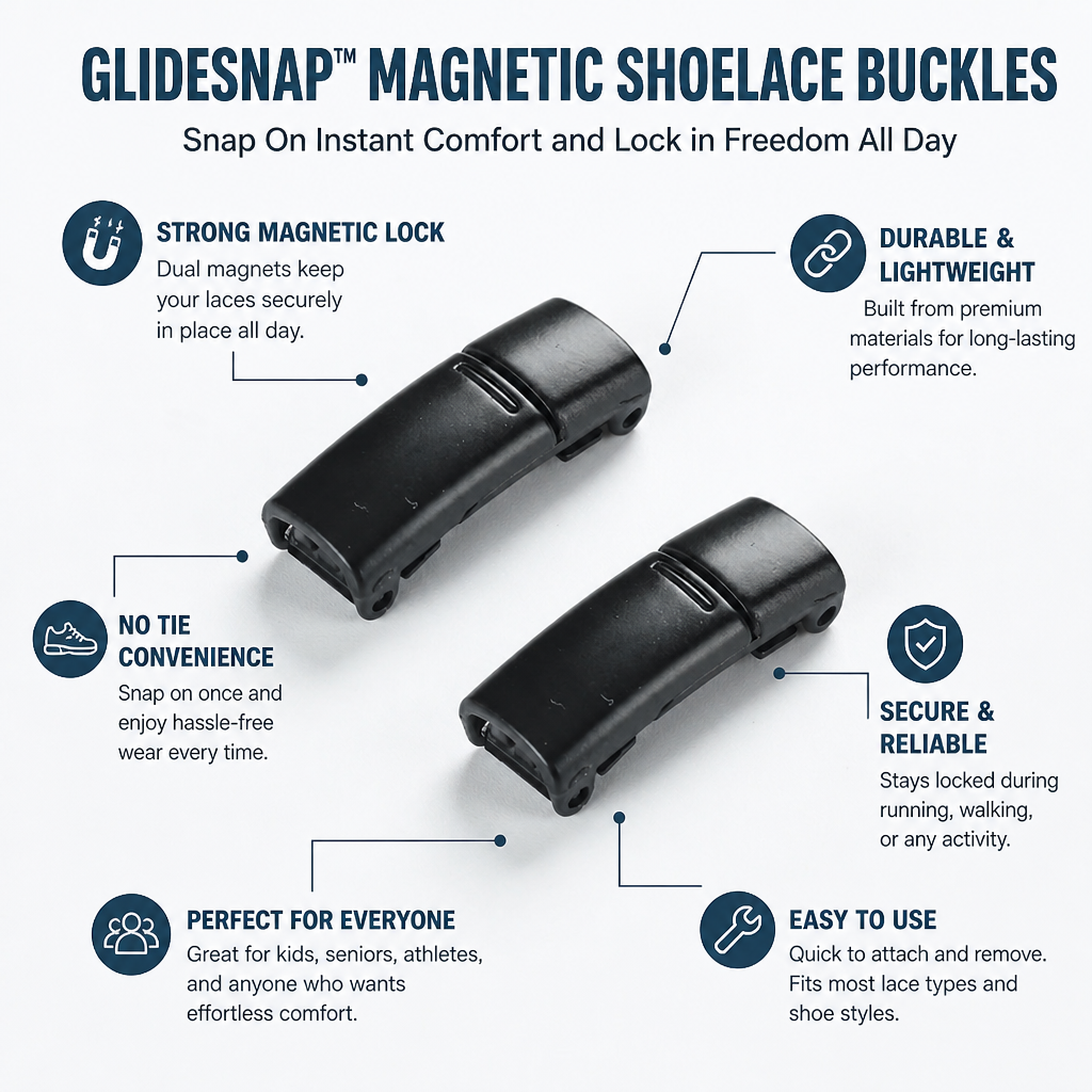GlideSnap — Snap On Instant Comfort and Lock in Freedom All Day