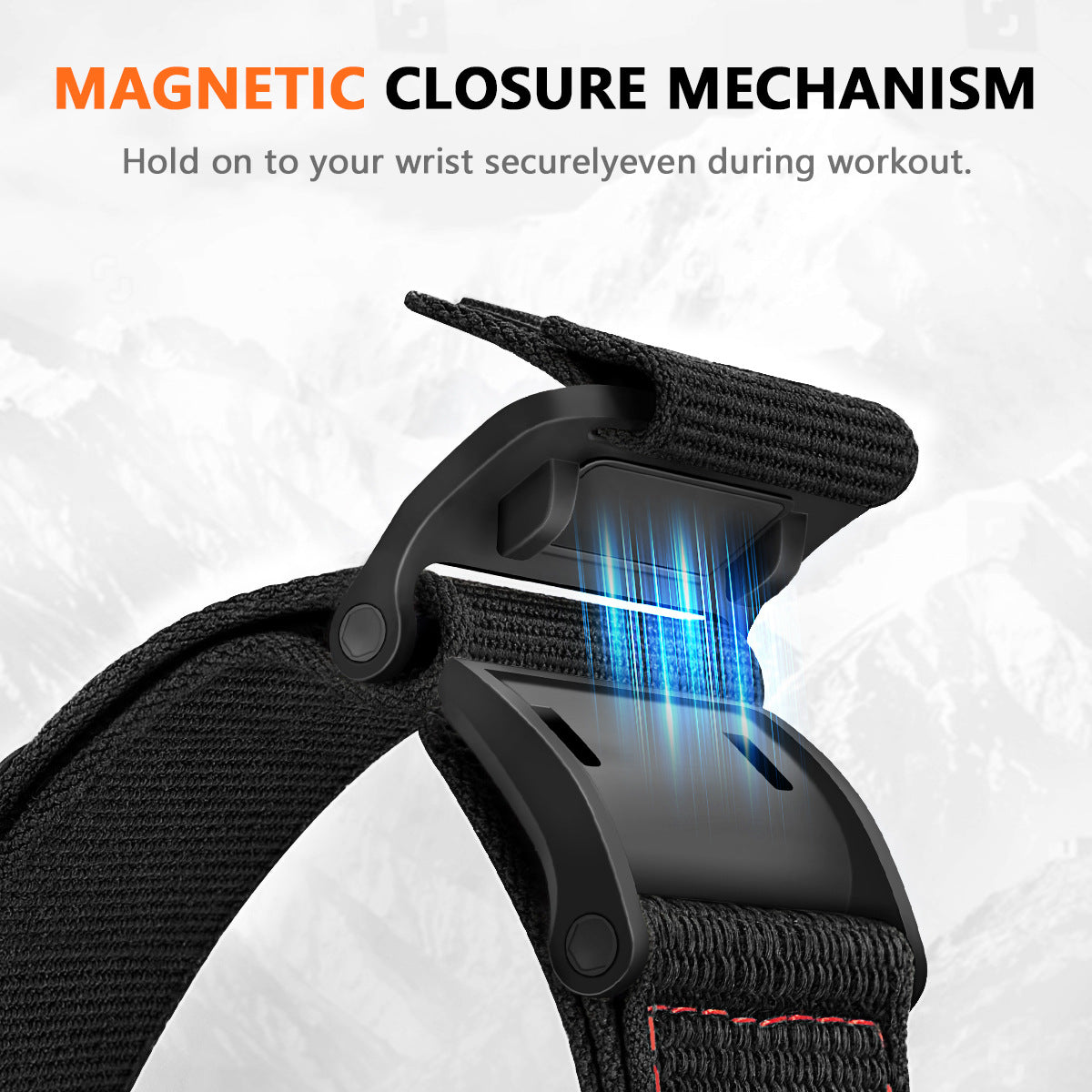 Magnetic Nylon Strap for Apple Watch – Durable and Stylish