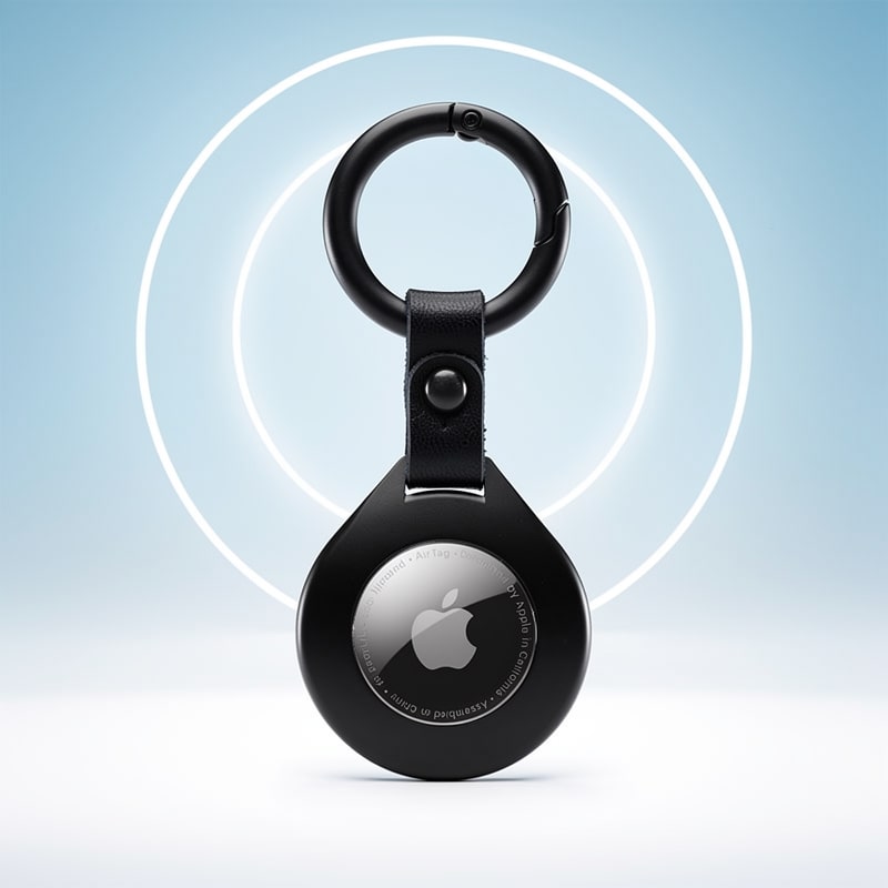 Elegant 360 Protection for Your AirTag – Shine and Worry-Free