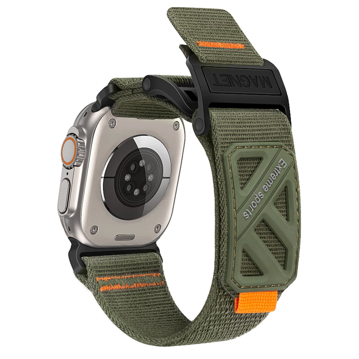 Magnetic Nylon Strap for Apple Watch – Durable and Stylish