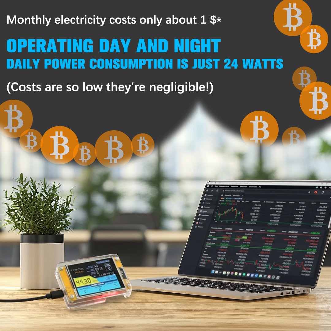 Silent USB Desktop Bitcoin Miner for Crypto Mining