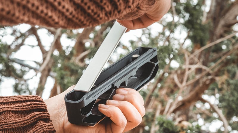 SparkleCastle Dual-Action Precision Knife Sharpener