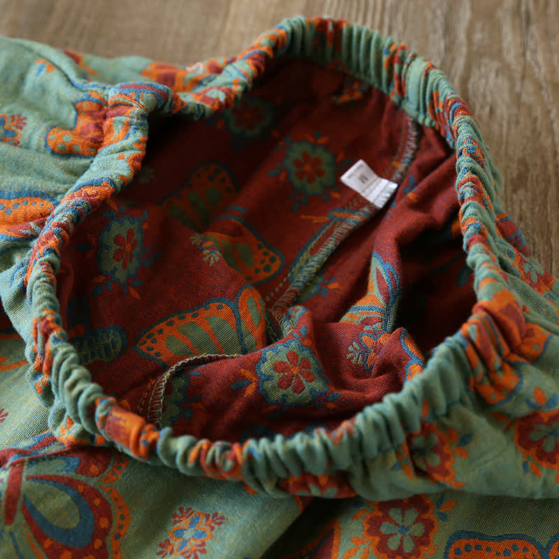 Ownkoti Vintage Butterfly Print Cotton Loungewear Set - image 5