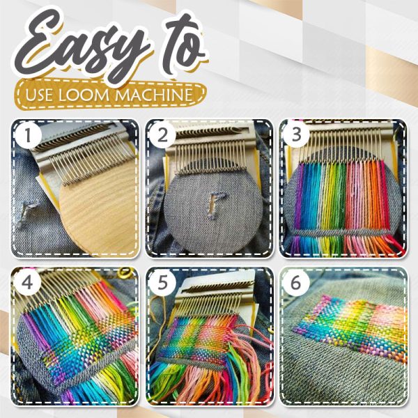 Clothing Mending | Small Weaving Loom | Neat Darning Repair | ThreadMaster
