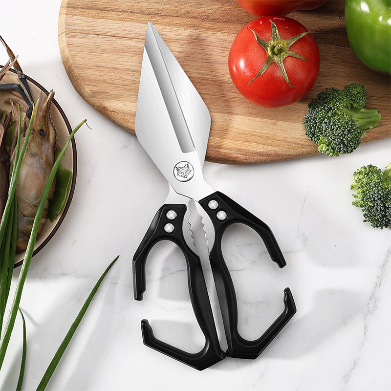 Multi-Purpose Kitchen Scissors Made of 3Cr13 Stainless Steel