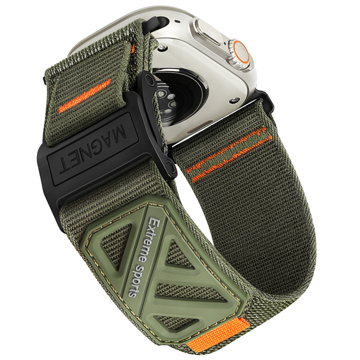Magnetic Nylon Strap for Apple Watch – Durable and Stylish