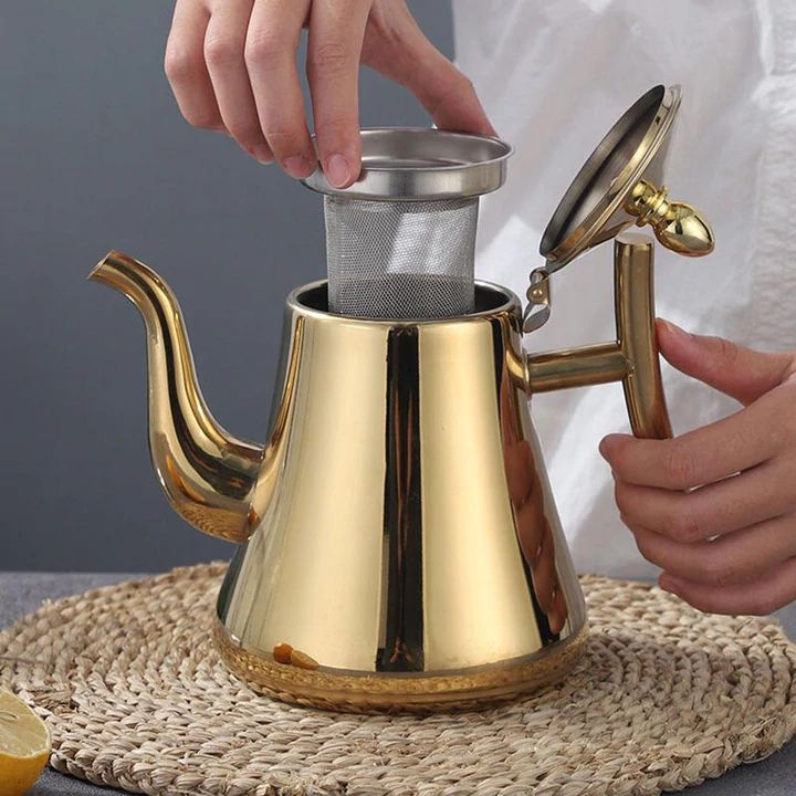 Electric Kettle with Integrated Filter for Quick Boiling – Ideal for Tea and Coffee