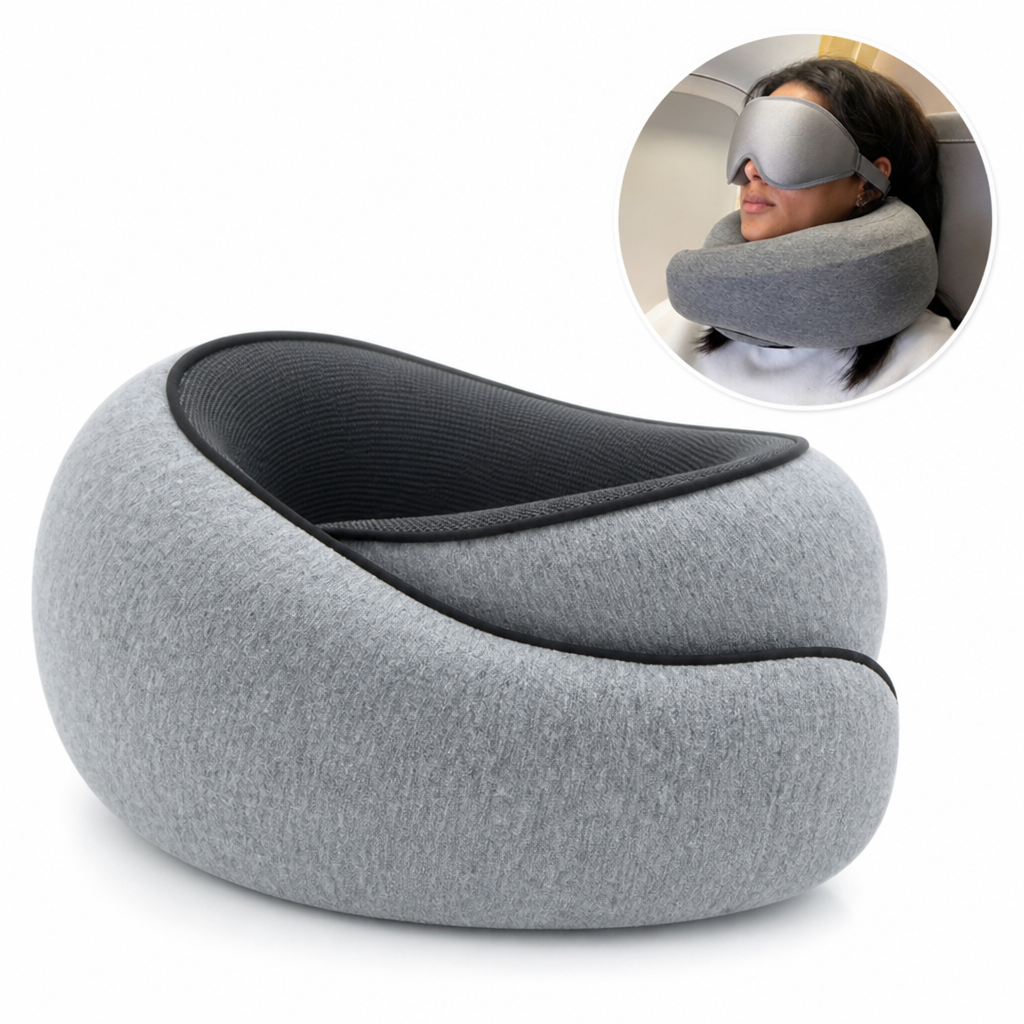 VoyageEase Neck Pillow — Arrive Refreshed and Pain-Free, Every Single Trip