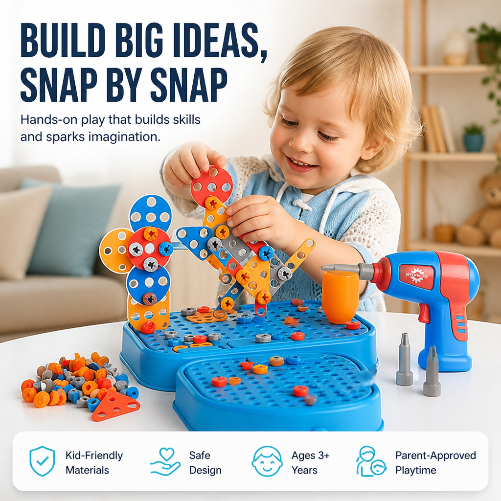 BuildBright Dino Kit — Unlock Your Child’s Inner Genius and Confidence with Every Snap