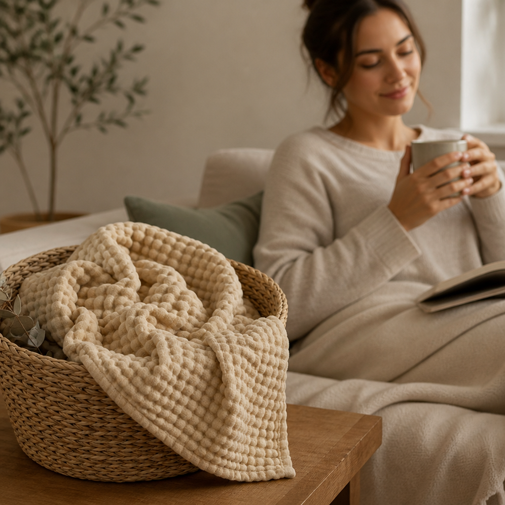 WhisperWeave Blanket — Wrap Yourself in Cool, Feather-Light Comfort That Feels Like a Dream