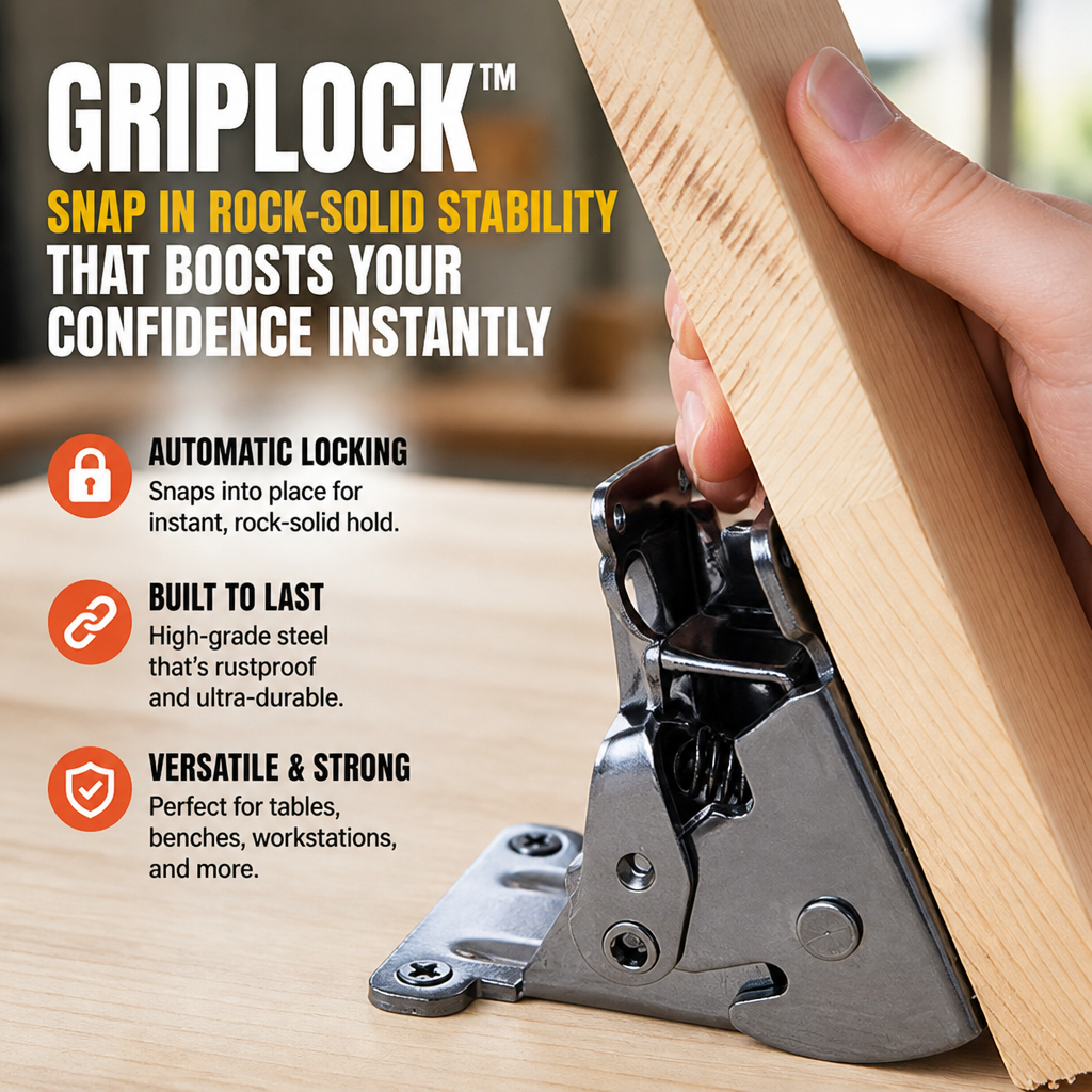 GripLock™ — Snap in Rock-Solid Stability That Boosts Your Confidence Instantly