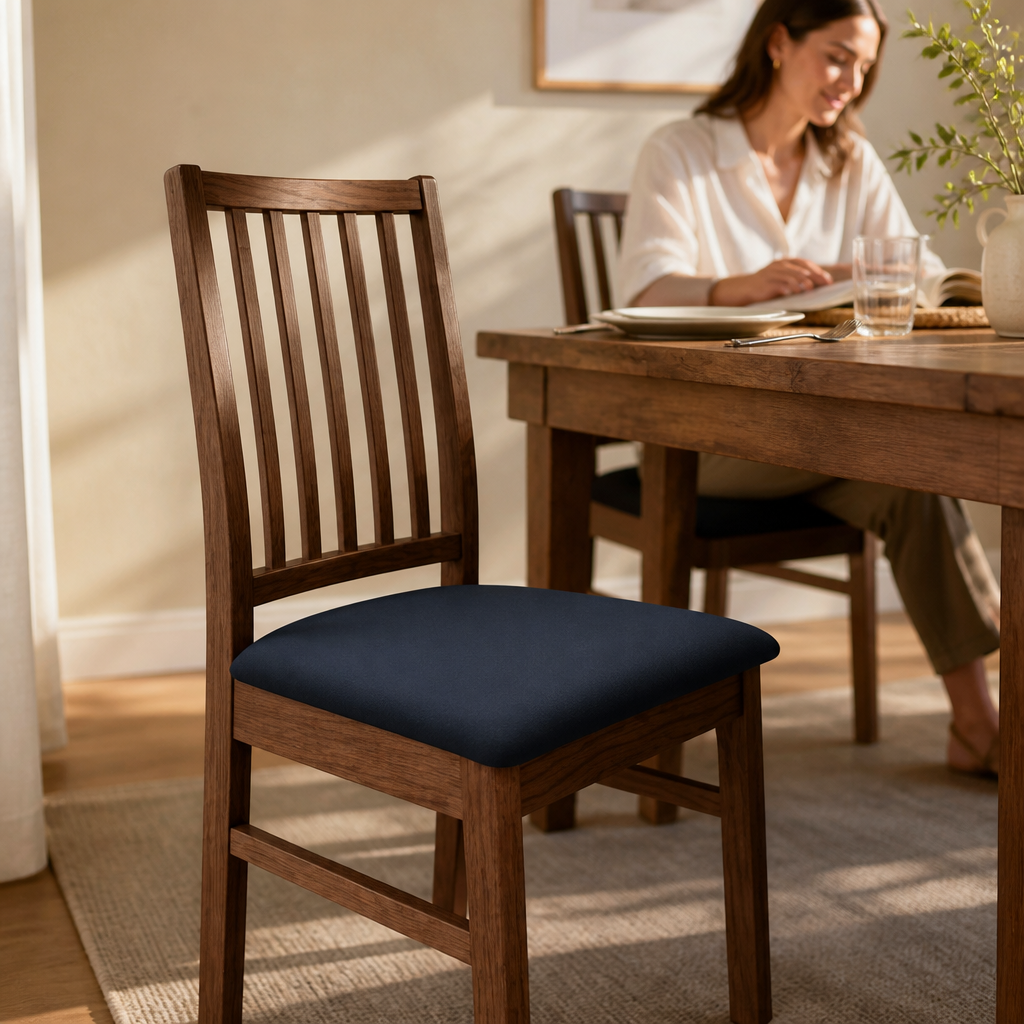 FluidFit Chair Covers — Hug Your Chairs with Flawless Style and Spill-Proof Comfort