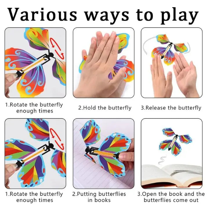 Enchanting Flying Butterflies – The Ideal Surprise Element for Gifts & Cards!