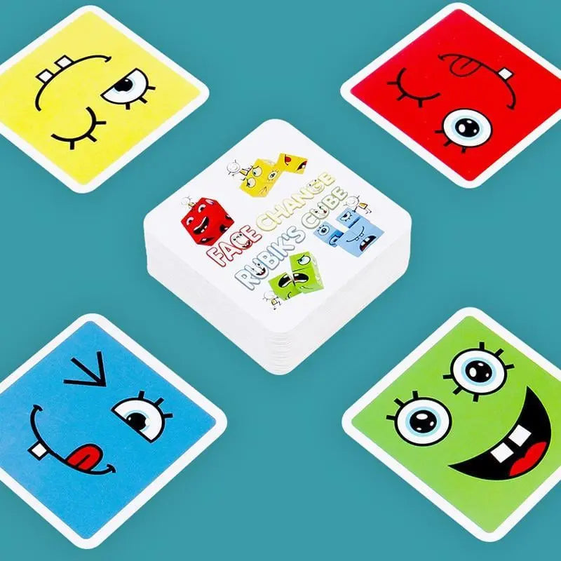 Arvilaro 3D Facial Expression Wooden Puzzle Game