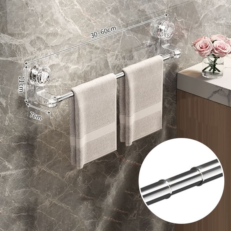 Extendable Towel Rack in Stainless Steel