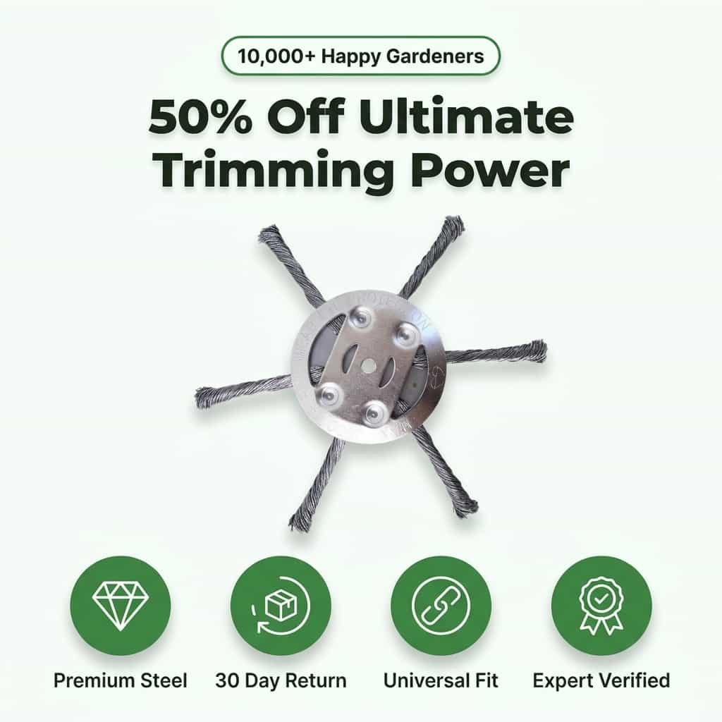 Precision Grass Trimmer - Achieve perfect lawn edges with ease