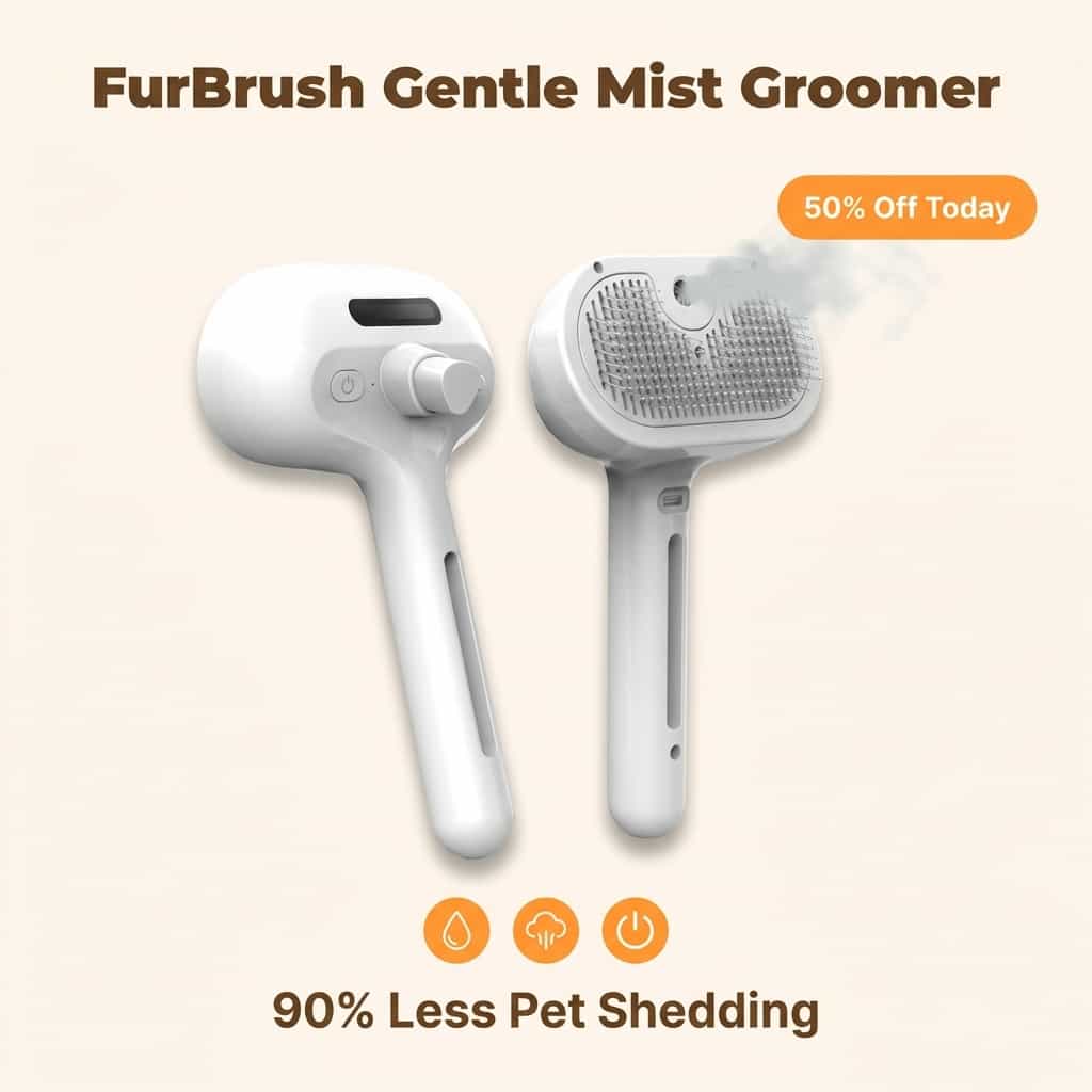 FurBrush - The Ultimate Comfortable Grooming Ritual for Your Pet