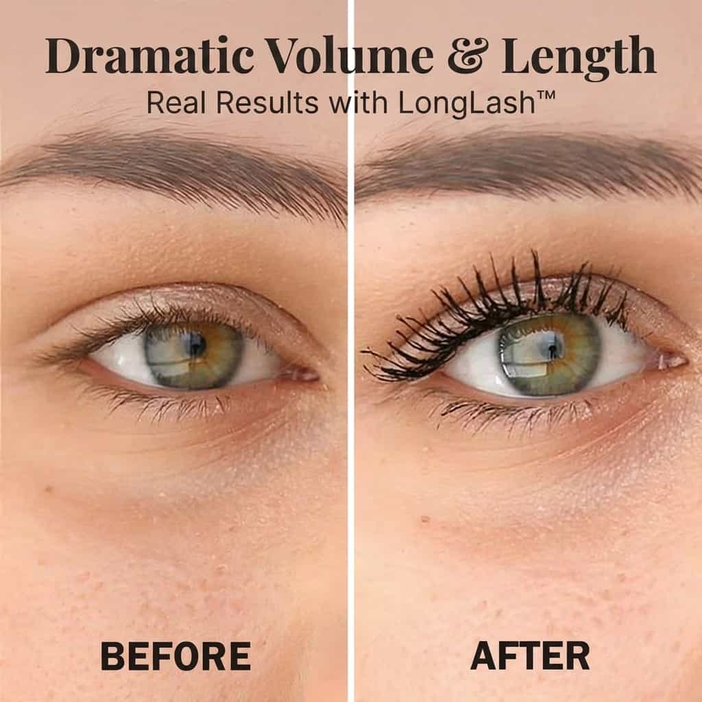 LongLash - Hypoallergenic 5D Mascara with Silk Fibers