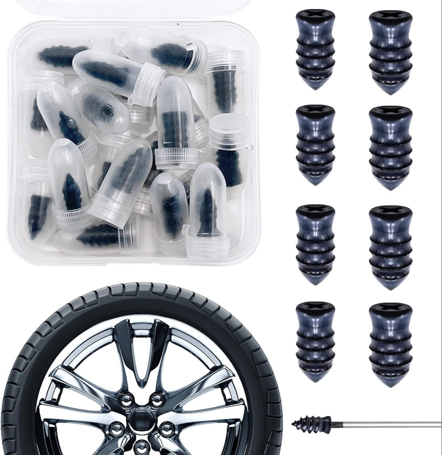 🔥Tire Repair Rubber Nail🚚BUY MORE SAVE MORE