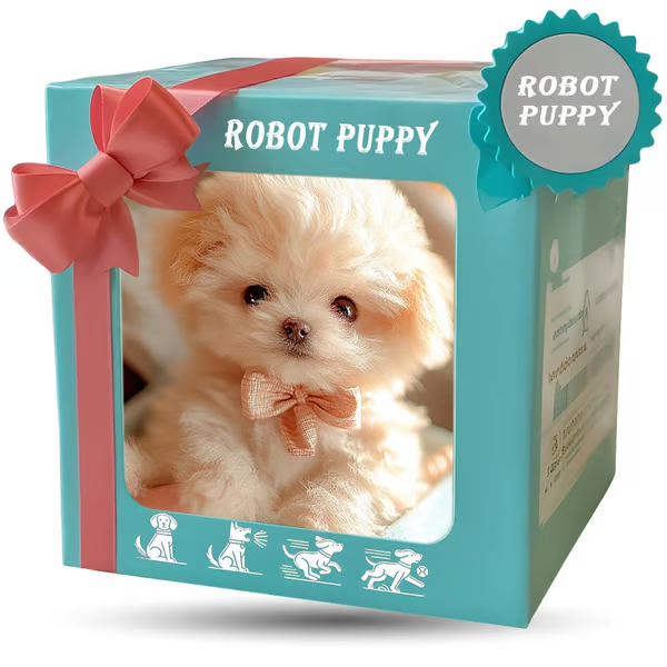 Interactive Robot Puppy Toy with Realistic Design