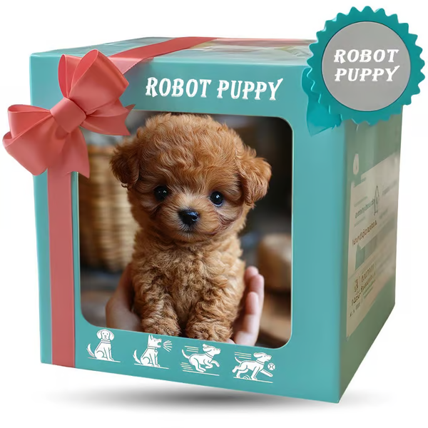 Interactive Robot Puppy Toy with Realistic Design