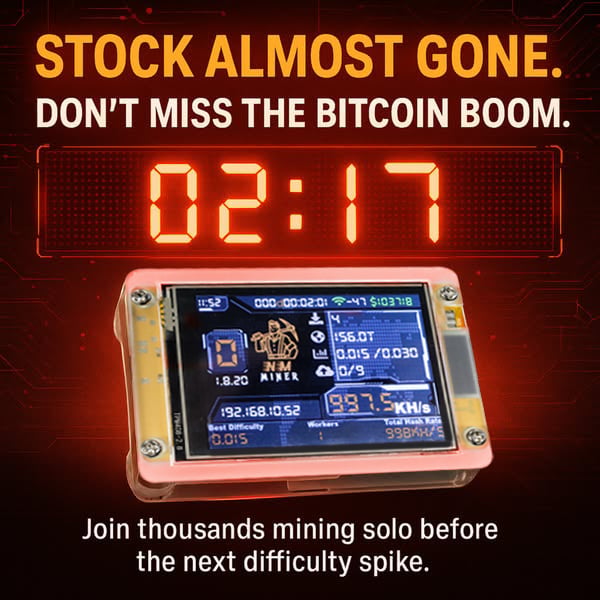 Silent USB Desktop Bitcoin Miner for Crypto Mining