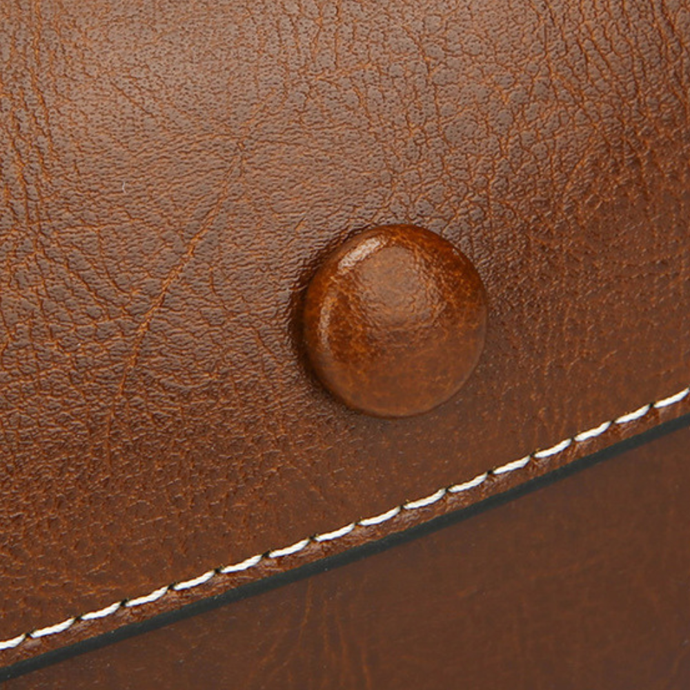 Bellana™ – Glossy Genuine Leather Shoulder Bag