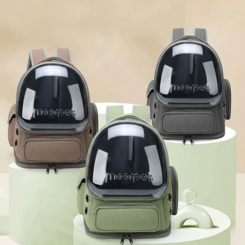 Clear Pet Backpack Carrier for Small Dogs and Cats – Breathable Design