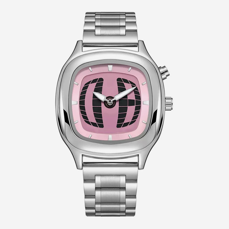 Clockwise™ – Stainless Steel Dual Display Retro Quartz Watch