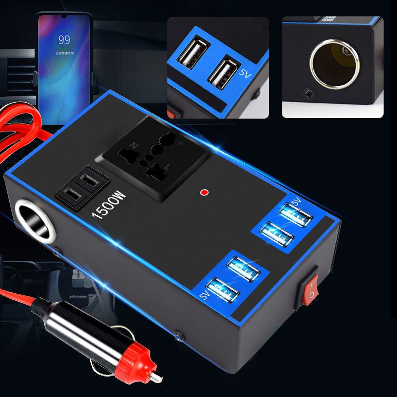 Car Power Inverter Adapter for Road Trips and Camping