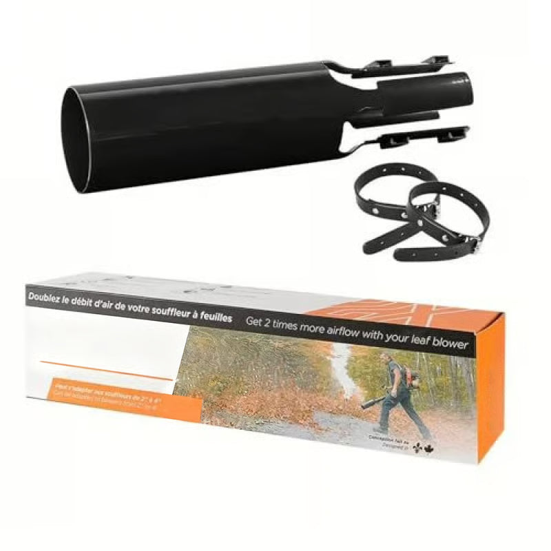 Leaf Blower Airflow Booster Attachment | Flow Amplifier | Quick Tool-Free Mount | AirJetPro